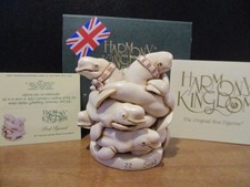 Harmony Kingdom Pod Squad Beluga Whales Arts West Mold Var Scarfs SGN RARE