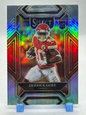 Derrick Gore 2021 Panini Select - Club Level - Silver Prizm #284 (RC) Chiefs
