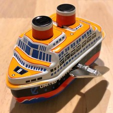 Vintage Japanese Tin Toy US Retro Reprint Edition Figure Collector Item Toy