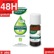Huile essentielle menthe poivrée bio Phytosun Arôms 10 ml