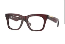 BURBERRY BE2407 4115 Check Red Demo Lens 51 mm Women's Eyeglasses