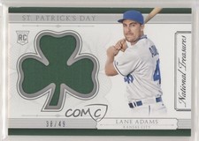 2015 Panini National Treasures St Patrick's Day 38/49 Lane Adams #14 9sr