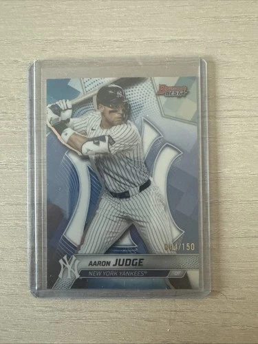 2025 Bowman's Best Aaron Judge Blue Refractor #/150 Yankees