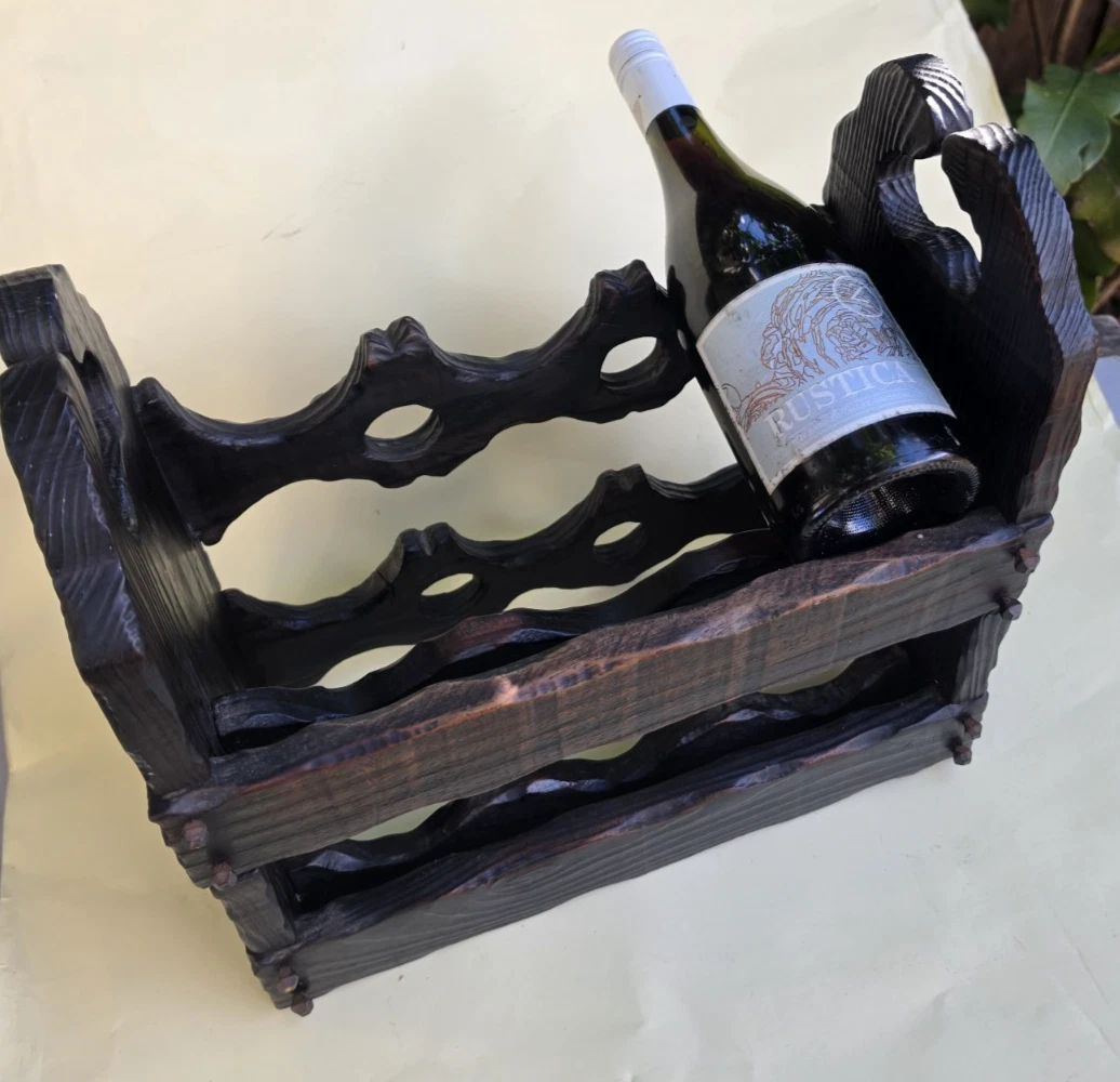 Handmade Wooden Freestanding Wine Racks & Bottle Holders for sale