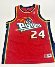 Extremely Rare Detroit Pistons Mateen Cleaves Nike. Swingman Jersey Large 🔥