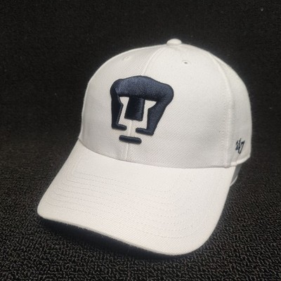 '47 Pumas UNAM Dad Hat Strapback White One Size Soccer Cap