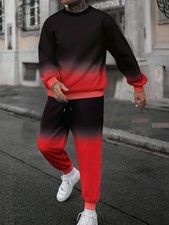 Mens Sweatsuits 2 Piece Sport Tracksuit Jogger Sweat Suits Jogging Outfits
