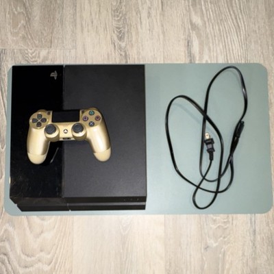 WORKING Sony PlayStation 4 PS4 500GB WORKING Console Black/Gold DualShock 4 