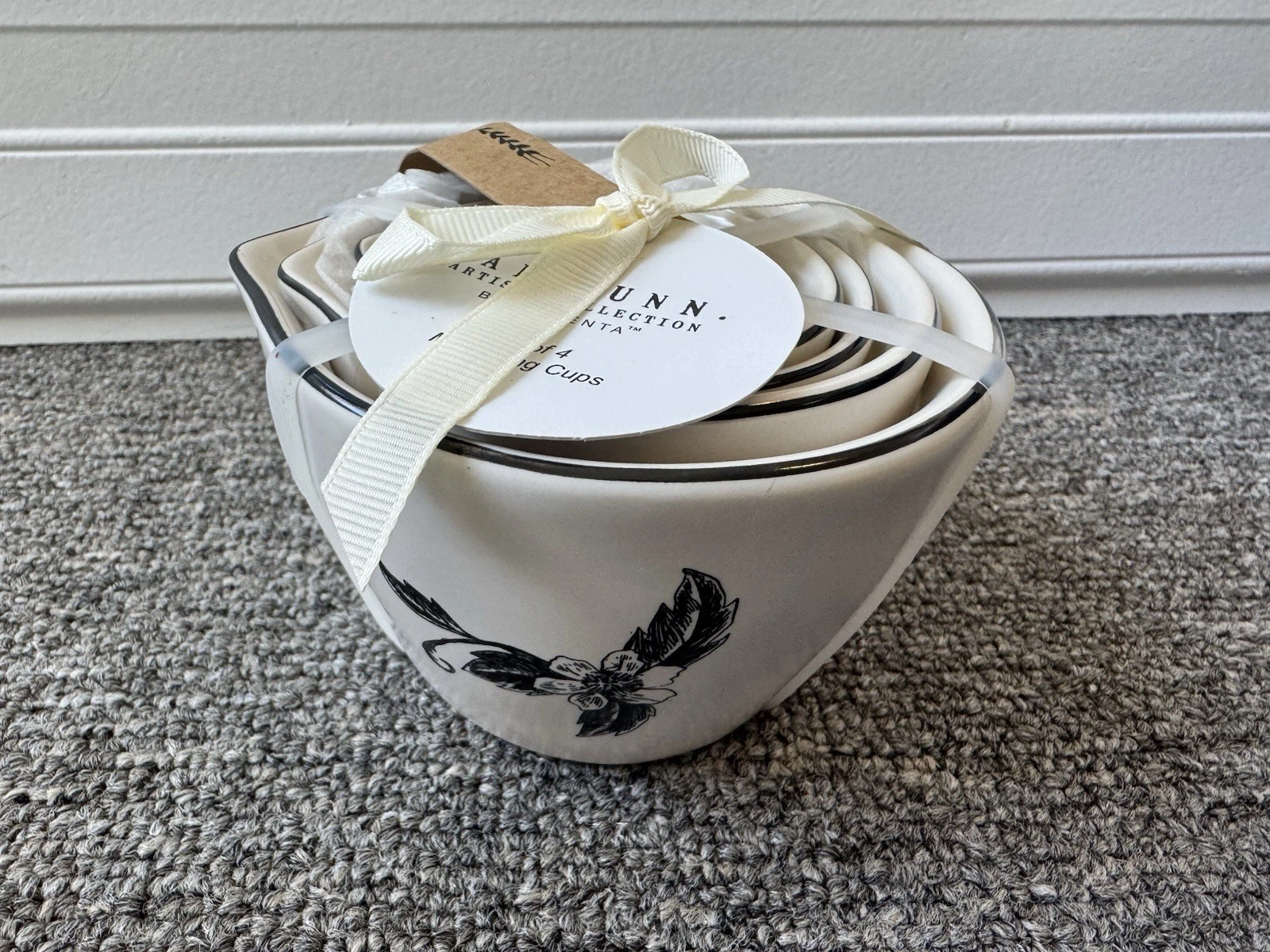 New Release 2024-Rae Dunn Measuring Cups-Birds & Flowers (NWT)