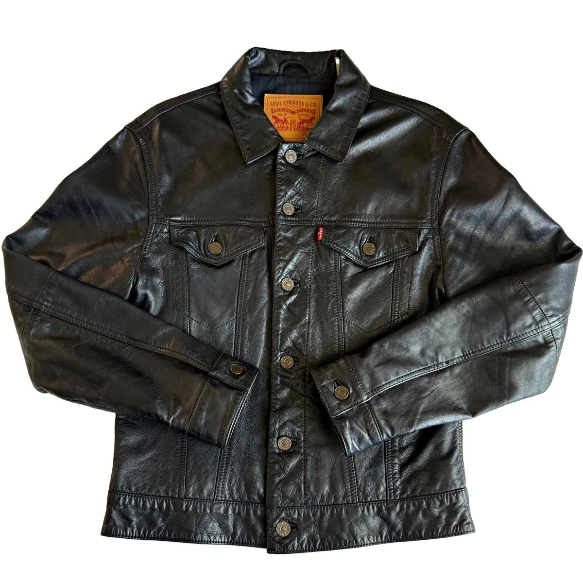 25+ Levi's Trucker Leather Outer Shell Coats & Jackets for Men for