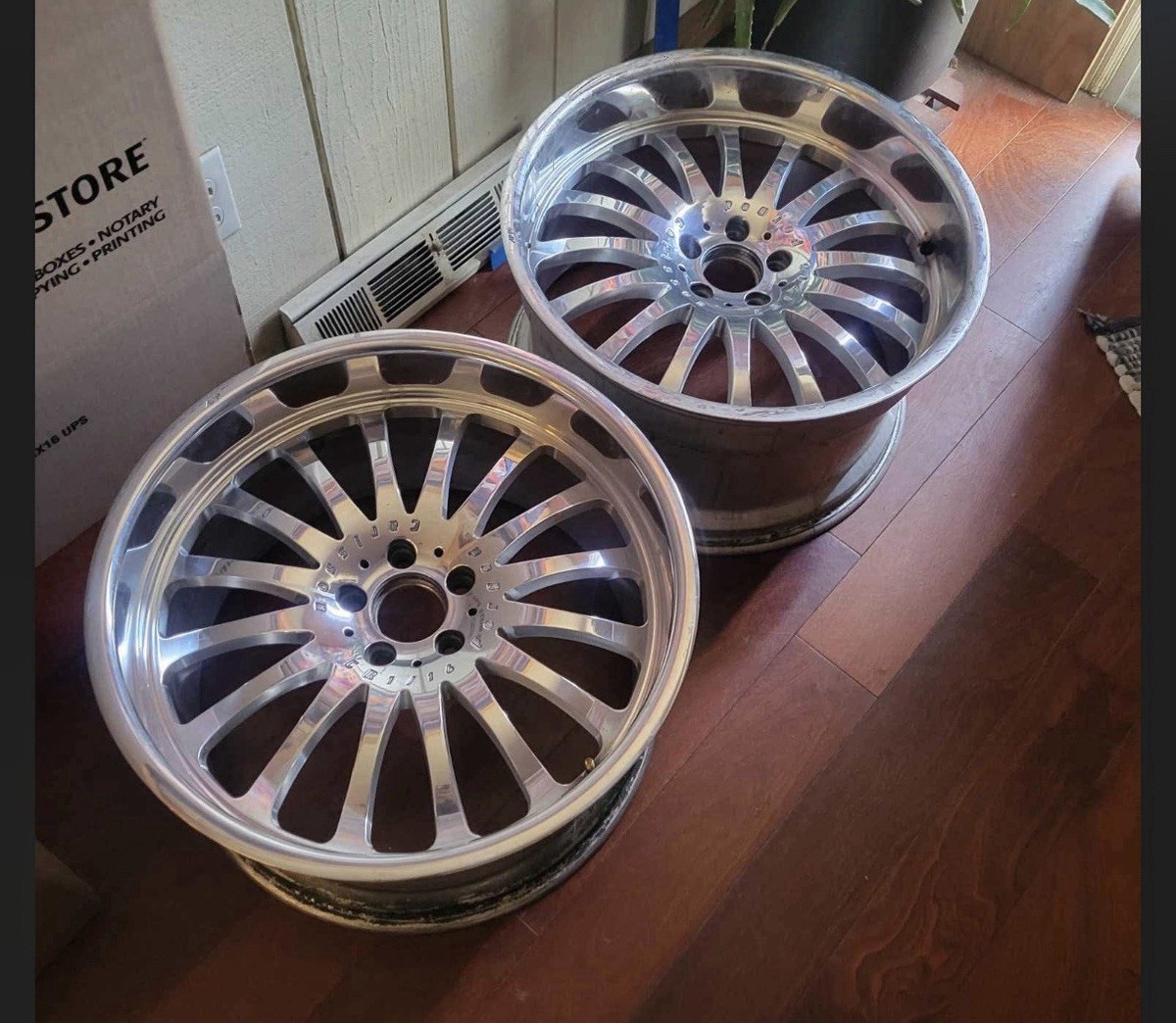 Carlsson CR 1/16 20”x11” ET35 Forged Ultra Lite Wheels Polished