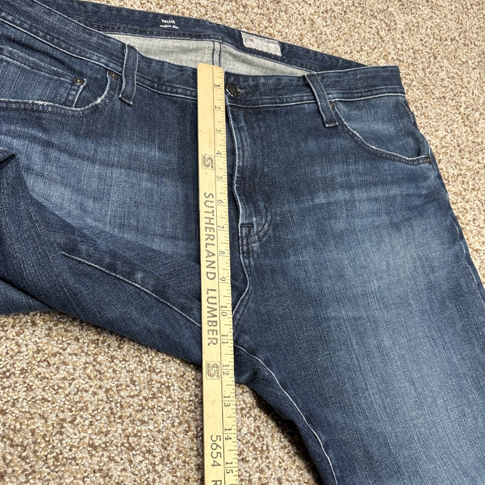 Adriano Goldschmied Jeans Mens 38x33 AG 360 Tellis Modern Slim Denim 38x32 - View 9