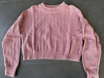 Mango Pullover Strick Rose Mädchen Gr. XS / 158