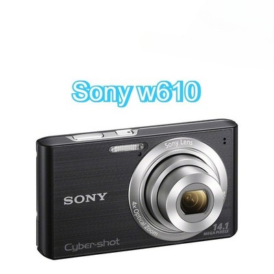 Sony Cyber-shot DSC-W610 Digital Camera 14.1MP 4x Optical Zoom with Accessories
