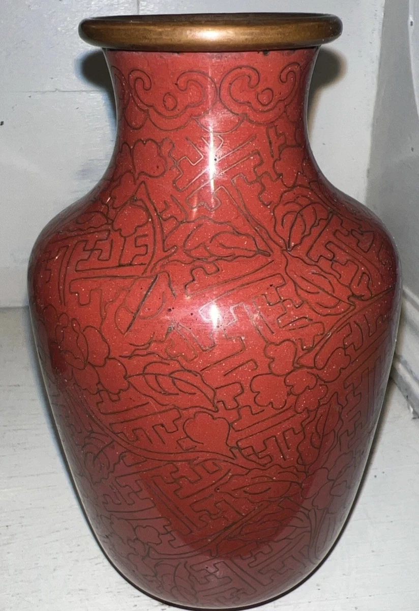 红色1850-1899 中国古董花瓶| eBay