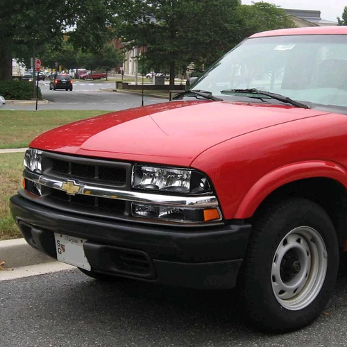 For 98-04 Chevy S10 Pickup Blazer Black/Amber Corner Headlight Bumper Head Lamp - Foto 14 di 14