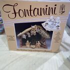 Vintage fontanini Roman Rare nativity Set depose italy W/ Box & Papers Creche