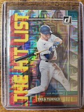 2022 Donruss Trea Turner The Hit List Vector Parallel #THL-1 Los Angeles Dodgers