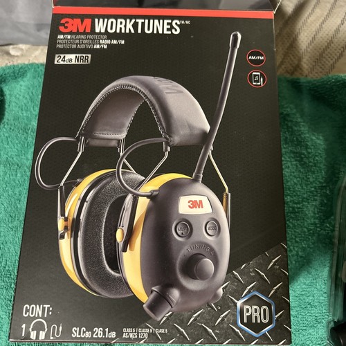 3M WorkTunes Connect + AM/FM Plastic Hearing Protection Earmuffs with ...