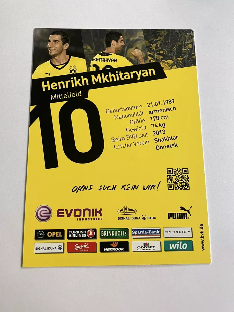 Henrikh Mkhitaryan may wear No.10 jersey at Borussia