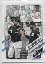 2021 Topps #14 Eloy Jimenez Luis Robert Chicago White Sox Do It for The Fans!