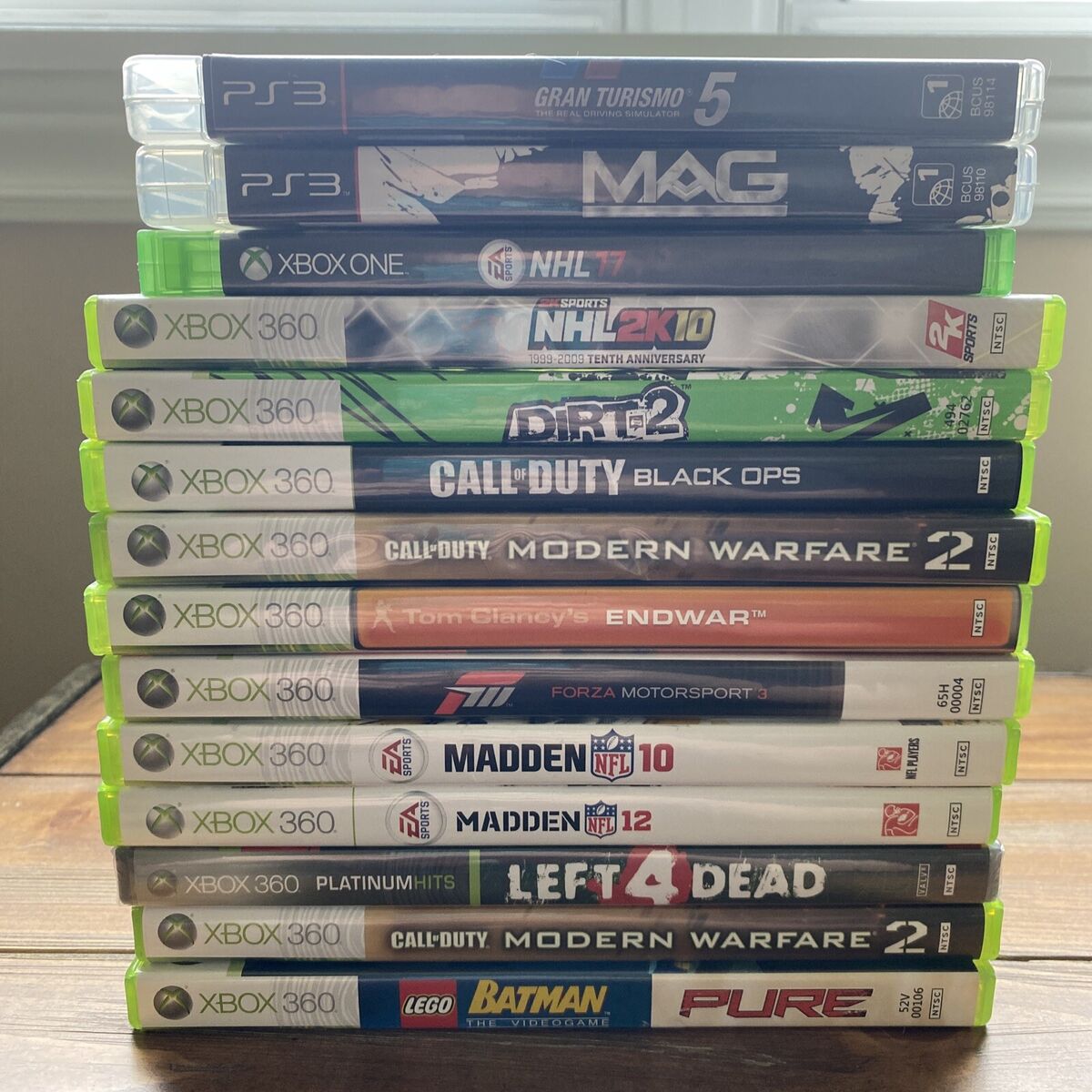 XBox 360 Game Assortment, with disk, case, and instructions. Sold each or  as lot