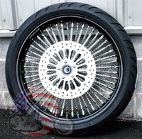 21 X 3.5 52 Fat Mammoth Black Rim Hub Evo Spoke Wheel Tire Harley Touring Abs 8+ 21 X 3.5 52 Fat Mammoth Black Rim Hub Evo Spoke Wheel Tire Harley Touring Abs 8+