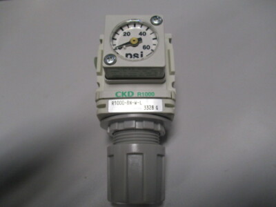 CKD CORP. R1000-8N-W-L 1/4'' REGULATOR W/ GAUGE