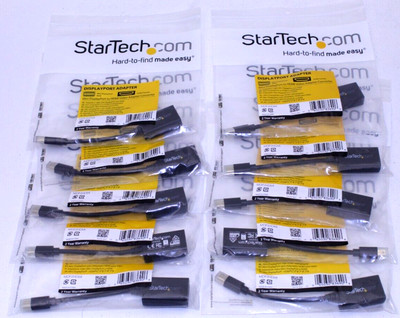 Lot of 10 StarTech.com MDP2HDMI Mini DisplayPort to HDMI Video Converters
