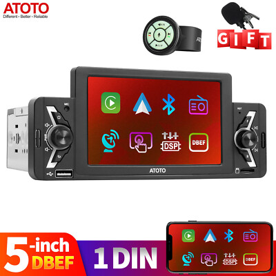 ATOTO F7 Single DIN Autoradio Wireless CarPlay & Android Auto Control Fernbedienung
