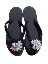 LADIES FLIP FLOPS NEW BEACH SUMMER FLAT INDOOR / OUTDOOR SLIPPERS