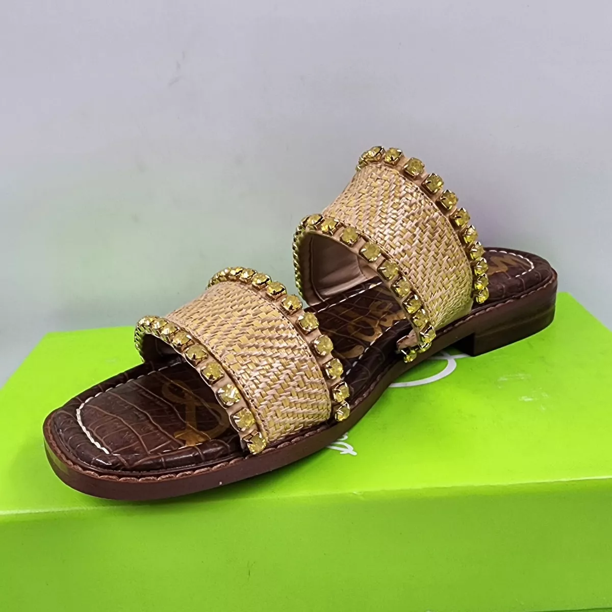 Sam edelman sales rhinestone sandals