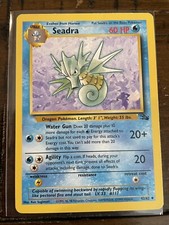 Pokémon TCG Seadra Fossil 42 Regular Unlimited Uncommon LP