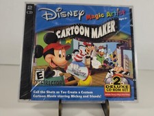 Disney Magic Artist : Cartoon Maker PC CD, 2002 2-Disc Deluxe Set - New Sealed