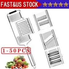 4 in 1 Vegetable Slicer Shredder Grater Cutter Manual Carrot Potato Grater Lot