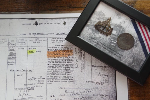 Military Medal Gallantry WW2 relic dogtag RAC RTR Recce - ELKIN