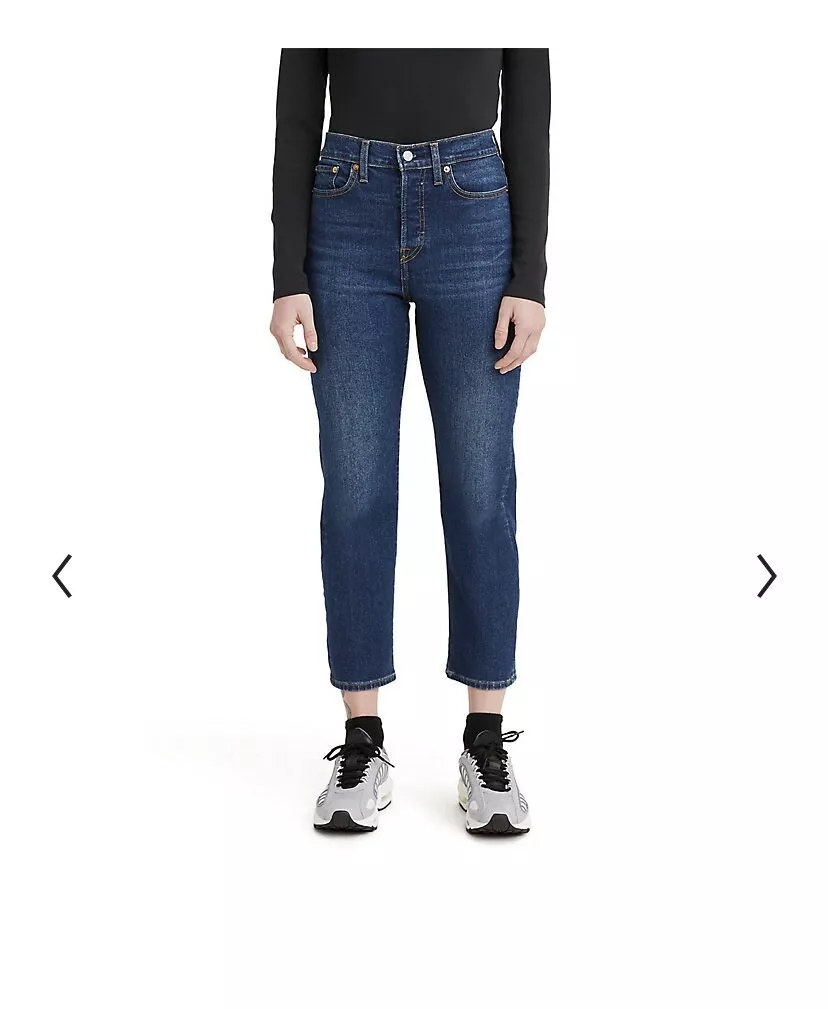 Women s Levi s High Rise Wedgie Straight Jeans in dark wash size