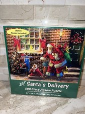 Santa's Delivery Christmas 500 Piece Jigsaw Puzzle Sealed