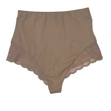Natori 781222 Plush High Waist Shaping Thong Panties US Size M
