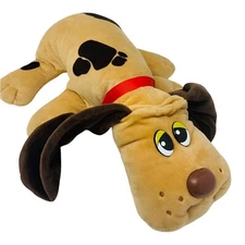 Hasbro Plush Brown Pound Puppy w Red Collar 17" Stuffed Animal Dog 2019 Edition