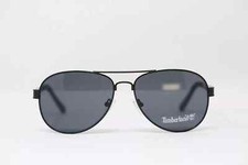 Timberland TB7158 02A Matte Black Metal Aviator Sunglasses Frame 57-15-140