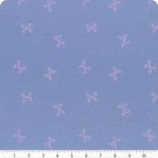Fat Quarter Ruby Star Society "Backyard" Tiny Butterflies Dusk Blue Quilt Cotton