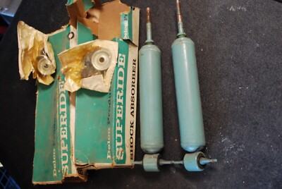 NOS DELCO SHOCK ABSORBERS H-358 PAIR OF TWO 1965-66 CHEVY MODELS (FRONT SHOCKS)