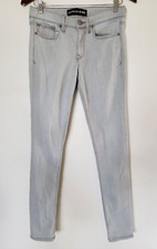 Express Womens Jeans Mid Rise Legging Light Blue Size 4R
