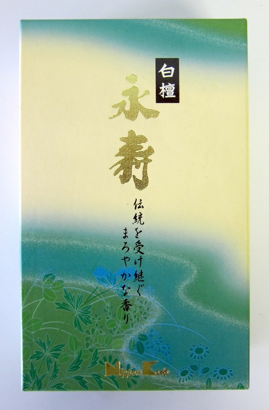 Nippon Kodo Japanese Incense Joss Sticks Eiju White Sandalwood