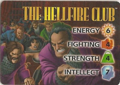 Marvel OVERPOWER The Hellfire Club Monumental character Rare