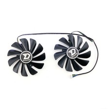 2 PCS Cooling Fans for POWERCOLOR RX 5700XT 5700 5600XT Red Dragon