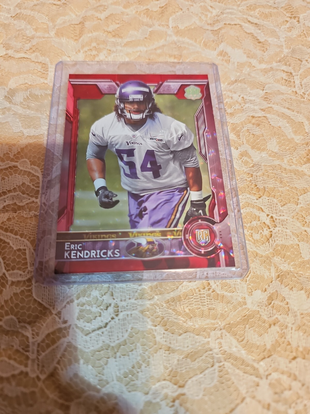 2015 Eric Kendricks Topps 60th Anniversary Red Foil RC (NO. 434) 35/60
