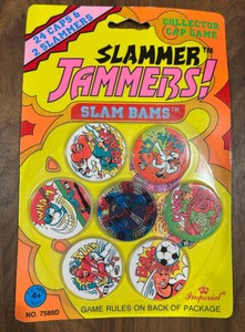 Vintage Imperial Slammer Jammers! SLAM BAMS - 24 Caps 2 Slammers -New in package