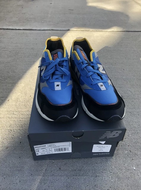 New Balance X-Racer Blue Gray Yellow 